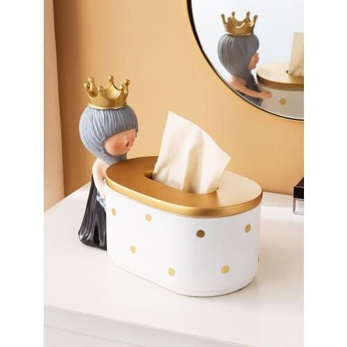 Nordic Instagram Style Creative Cute Tissue Box Paper Extraction Box Light Luxury