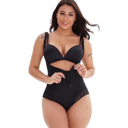 Waist Trainer Body Shaper Women Butt Lifter High Waist Tummy Control Panties Lace Shapewear Sexy Bodysuit Body Shape Dropship