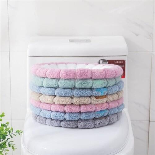 Comfortable Universal Toilet Seat Cover Warm Soft Reusable Winter Toilet Mat Seat Case Toilet Lid Cover Home Decor Products