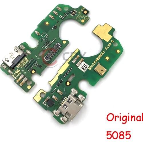 USB Charging Dock Port Flex Cable For Alcatel 5085 5085D 5086 5086D 5037 6058 USB Charger Dock Connector Board Microphone Flex