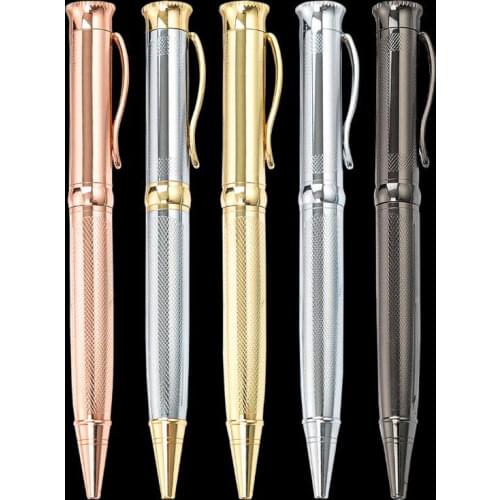 High Quality Brand Metal Ballpoint Pen Luxury Business Men Writing Smooth Writing Pen Buy 2 Pens Send Gift