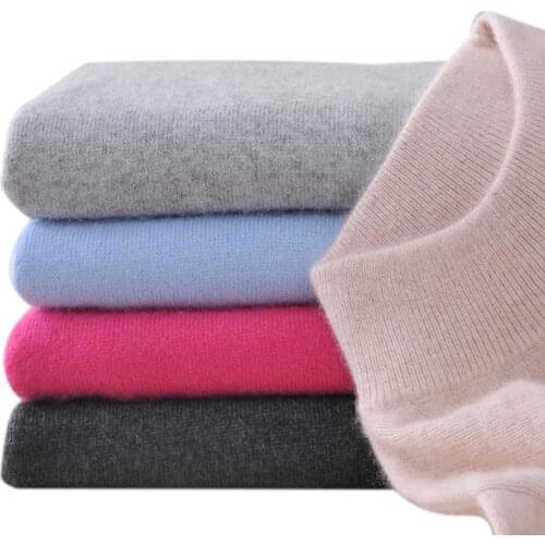 NEW Knit Sweaters Women Autumn Winter Half high collar Short Pullover Sweaters Plus size Female Slim Warm Bottoming Sweaters2160