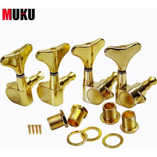 Golden 4-string Acoustic & Electric Bass Tuning Pegs 4pcs/set