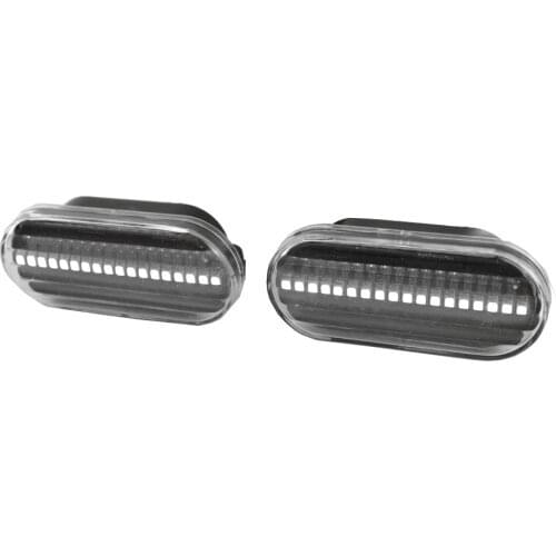 2PCS Smoke Lens Dynamic Flowing LED Turn Signal Side Marker Light Lamp for VW Golf 3 4 MK3 MK4 Passat 3BG Polo 6N 9N Bora Vento