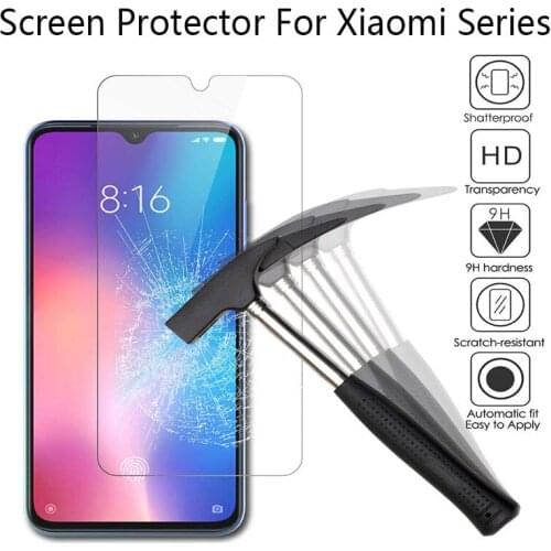 2PCS Protective Glass For Mi 9 SE CC9 CC9E Screen Protector Tempered Glass For Mi 8 SE Glass Phone Film 6X