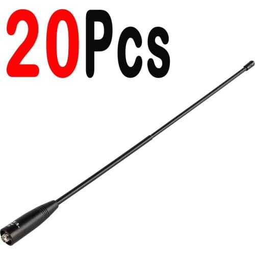 20PCS 100% Original Nagoya NA-701 VHF/UHF Dual Band SMA Female Antenna for BaoFeng UV-5R GT-3 UV-82 BF-888S UV-B6 PX-888K TG-UV2