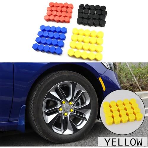 20pcs car wheel bolt screw protection cover for Geely X7 Vision SC7 MK Cross Gleagle BOUNS M11 INDIS VERY GX7 SX7 ARRIZO
