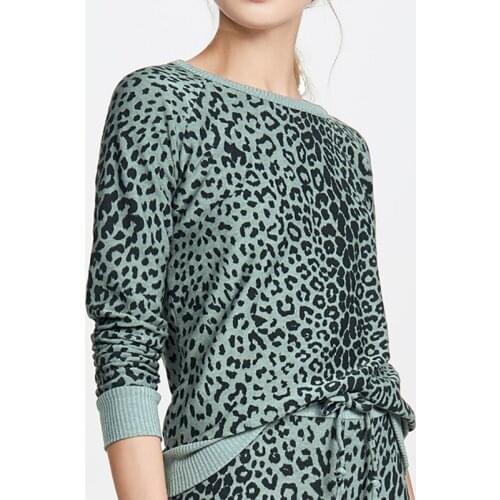 2020 Spring Summer Long Sleeve Leopard T Shirt Women Casual T-shirt O Neck Ladies Top Tees