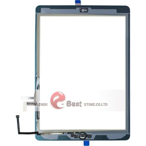 50pcs/lot By DHL For iPad Air 1 (ipad 5) Touch Screen Digitizer Top Outer Glass Panel Repait Parts