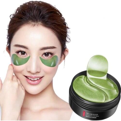 60pcs Seaweed Eye Mask Nourishing Moisturizing Hydration Eye Patches Anti-puffiness Remove Dark Dircles Wrinkle Eye Skin Care
