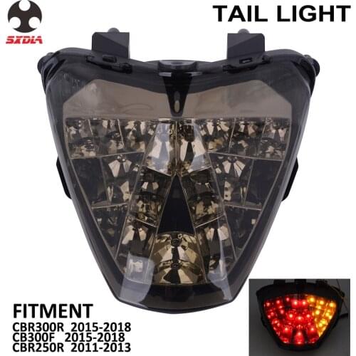Motorcycle Accessories LED Tail Light Turn Signal Rear Brake Lamp For HONDA CBR300R CB300F 2015-2018 CBR250R 2011-2013