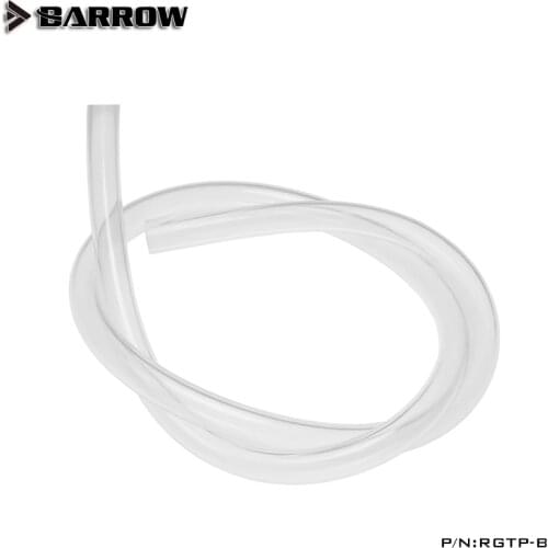 Barrow RGTP-B Transparent Soft Tube, 10x13mm, 3/8 Hose For Computer Water Cooling System, CPU GPU Cooler Tube