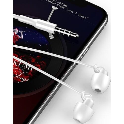In-Ear Sleeping Earphone 2020 Universal 3.5mm tuning cordless HiFi Soft Silicone Headset Mobile Phone With Mic Noise Cancelling