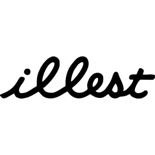 CS40060# Die-cut Vinyl Decal Illest Car Sticker Waterproof Auto Decors on Car Body Bumper Rear Window