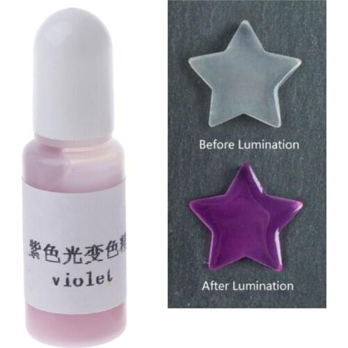 Sun Activated Photochromic Epoxy Resin Pigment Kit Color Change Jewelry Making