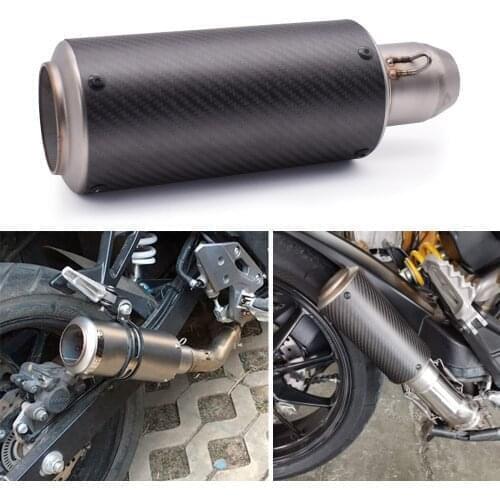 Exhaust Pipe Motorcycle Muffler Escape Carbon Fiber Exhaust DB Killer For Kawasaki Z750 Z800 YAMAHA MT07 MT09 MT10 R1 R3 R25 R6