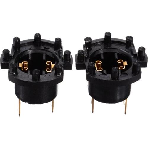 Mayitr 2pcs Car Headlight Bulb Socket Holder For Mazda 3 5 323 For Kawasaki Aprilia B28V510A3 Car Light Accessories