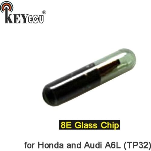 KEYECU 1x/ 2x 8E Chip Glass Transponder Remote key Chip Car key Chip for Honda and Audi A6L (TP32)
