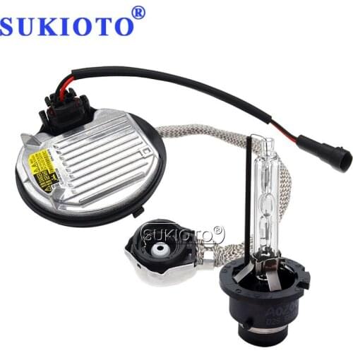 SUKIOTO 1 Set D2S D4S Xenon HID Kit 35W 5600K Car Headlight Kit Xenon D2 D2R D4R D4 Ballast Control Unit 85967-45010 85967-02010
