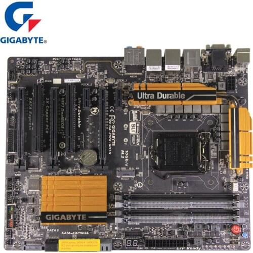 Gigabyte GA-Z97X-UD5H Motherboard LGA 1150 DDR3 USB3.0 32G Z97 Z97X-UD5H Desktop Mainboard Systemboard Crossfire technology Used