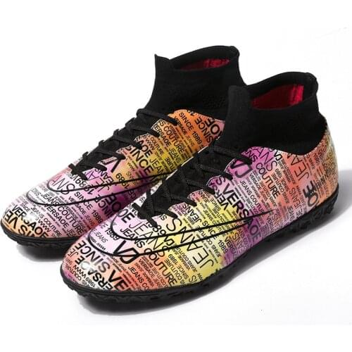 2021 ZHENZU Men Football Boots Boys Student Soccer Shoes chuteira society chuteiras de futbol chuteira campo profissional