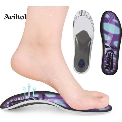 Insole For Flat Feet Arch Support Orthopedic Shoe Pad O/X Leg Correction Foot Pain Relief Inner Sole Sports Shoes Inserts