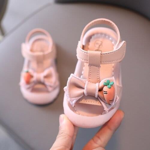 Toddler Princess Sandals Soft Bottom Anti-Slip Anti-Kick Baby Girls Shoes Newborn Casual Breathable Sandalias Beach Summer Shoes