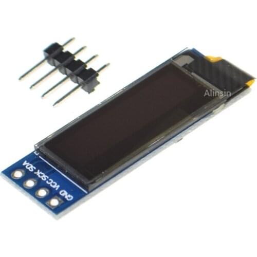 0.91 Inch OLED Module 0.91" White/Blue 128X32 OLED LCD LED Display Module IIC Communicate for Ardunio
