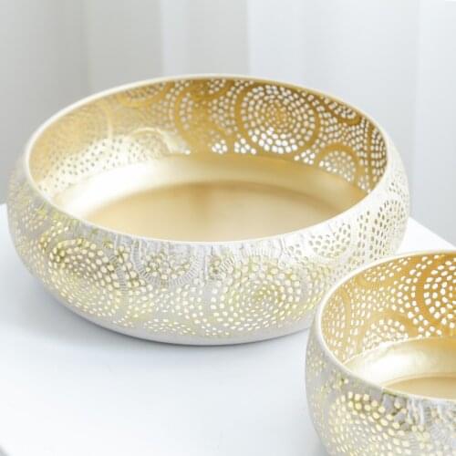 1 Piece Hollow-out Fruit Plate Home Restaurant Living Room Snack Basket Household Vegetable Tray