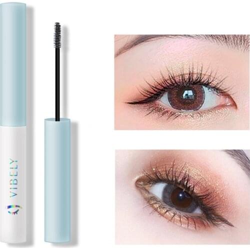 5ml Waterproof Styling Mascara Thick Curling Eye Makeup Small Brush Head Mascara Anti-sweat Non-Smudge Curling Mascara