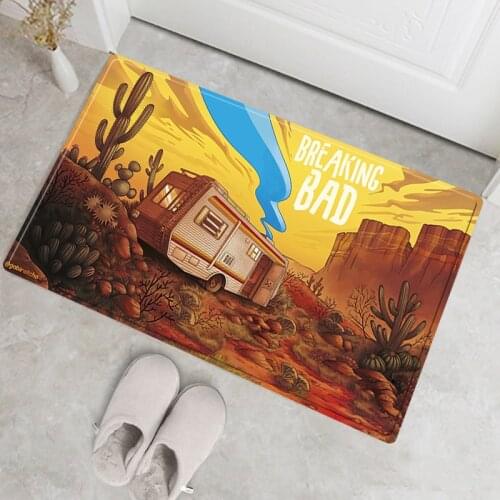 Vintage CAR Picture Living Room Rug Thick Hall Floor Carpets Bathtub Bath Mat Washable Doormat Entrance Animal Rugs Prayer Mat