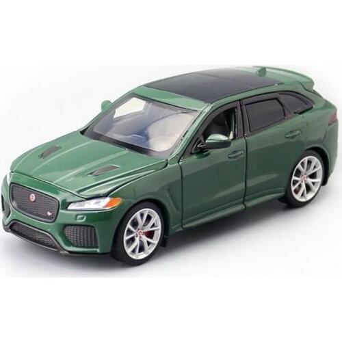 High Quality 1:32 Jaguar F-PACE Alloy Sport Car Model Diecast Sound Light SUV Collection Toys Children Christmas Gift V324