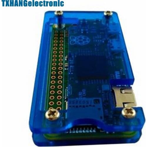 Raspberry Pi Acrylic Zero Case Shell Acrylic Blue Case Protection Box