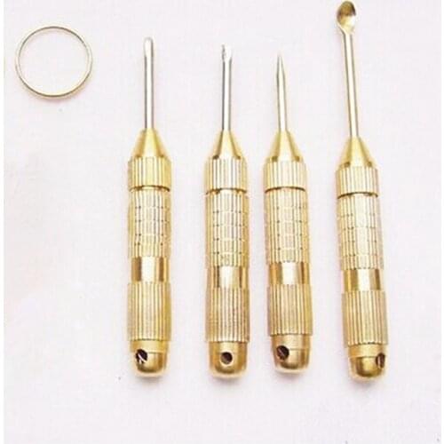 4in1 Multi Tool Set Cross Screwdriver Portable Toothpick Ear Pick Pin Key Chain CHEAP 1 Ear Pick Screwdriver