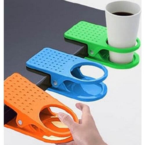 Tea accessories Home Office Desk Table Cup Clip Drink Cup Cans Coffee Mug Holder Folder