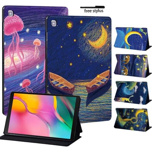 For Samsung Galaxy Tab S4 T830 T835 10.5"/S5e T720 T725/S6 T860 T865/S6 Lite 10.4" P610 P615/S7 T875 11" Tablet Stand Cover Case