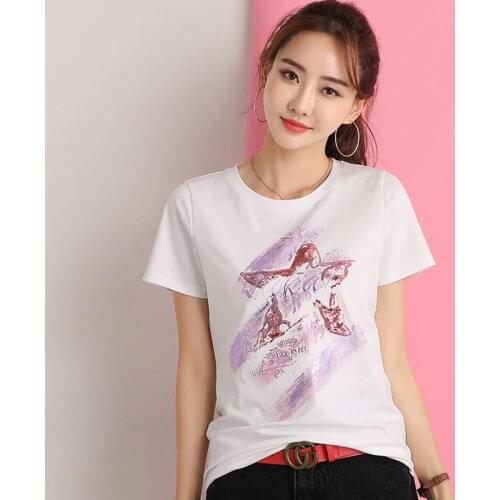 Женские футболки с пайетками Ggright China At AliExpress