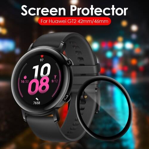 For Huawei Watch GT2 42mm soft hydrogel film Smart Watch curved 3D full cover Srreen Protector Film For Huawei GT2 Soft Film