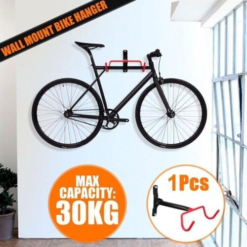 Wall Mount Bike Holder Bicycle Storage Rack Mountain Bike Parking Stand Maintenance Display Hanger Hook Heavy Duty Bicycle Racks