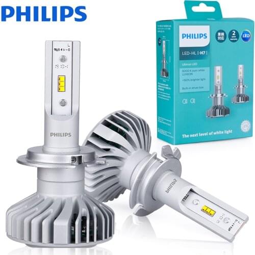 Philips H11 LED H4 H7 Car Headlight Bulbs Ultinon Essential 6000K 9005 HB3 HB4 9006 H1 H8 H9 H16(JP) Fog Light luces auto lamps