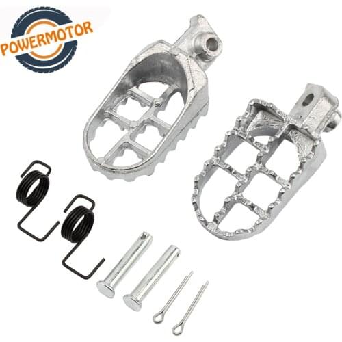Motorcycle Foot Pegs Foot Rests Footpegs ForSuzuki DL650 V-Strom 2004-2012Yamaha PW50 PW80 TW200 PW 50 80 TW 200 Motorbike