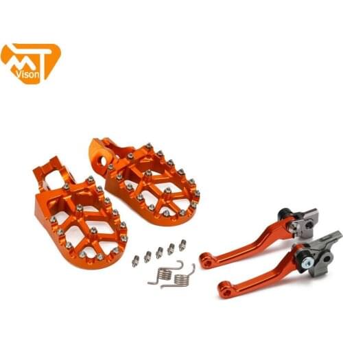 Motorcycle CNC Brake Clutch Lever Foot Rests Footrest Pegs Pedals For KTM SX EXC-F XC-W EXC-F SX-F 125 150 250 300 350 450 500