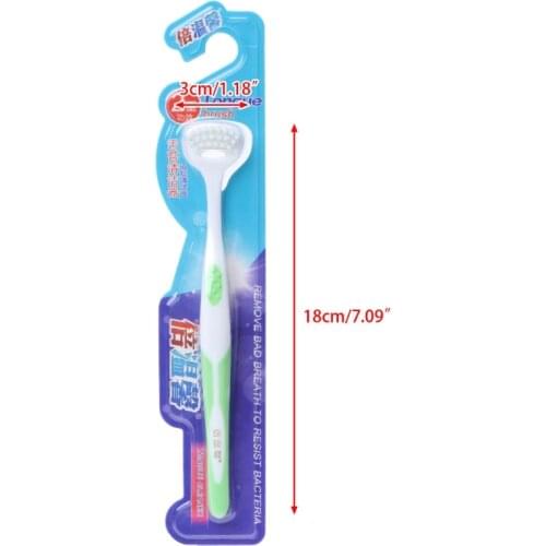 Drop Ship&Wholesale Dual Side Dental Care Cleaner Brush Scraper Oral Tongue Clean Breath Health Tool Sep. 5