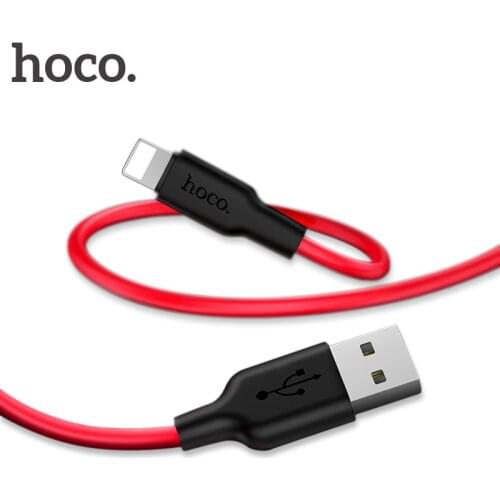 HOCO Silicone Mobile Phone USB Charge Data Cable For iPhone 12 Micro USB / Type Cable For Xiaomi K40 Pro Samsung A51 A71 S20 S21