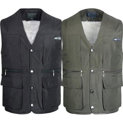 Winter Military Windproof Vests Tactical Hunting Fishing Vests Plus Velvet Short Sleeves Jacket Army Warm Clothes Taktyczna Vest