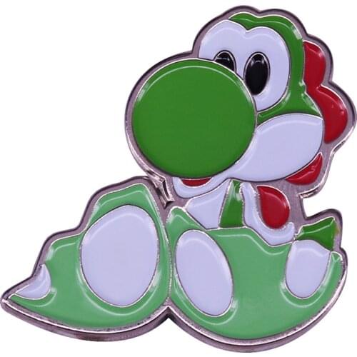 Yoshi Egg Hatching Badge Super Fans Funny Accessory