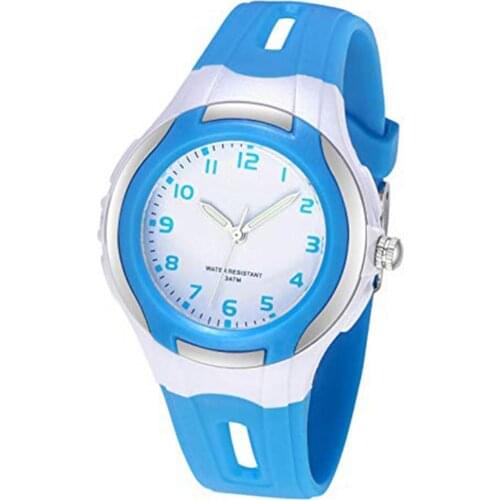 50%HOT Fashion Round Dial Kid Boy Girl Student Waterproof Quartz Jelly Wrist Watch Gift