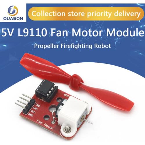5V L9110 Fan Motor Module Fan Propeller Firefighting Robot For Arduino DIY