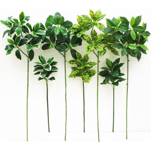 80cm Large Ficus Tree Artificial Monstera Plants Tropical Palm Leaves Fake Banyan Tree Potted Plants Real Touch Foliage for Home