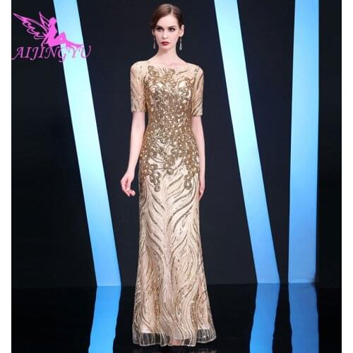 AIJINGYU Evening Dresses Sexy Party Gown 2021 Women Elegant Formal Special Occasion Dress Fashion Gowns GS124